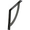 Ekena Millwork Bulwark Steel Bracket, Antiqued Silver 2"W x 18"D x 18"H BKTM02X18X18BUASV - alternate 1